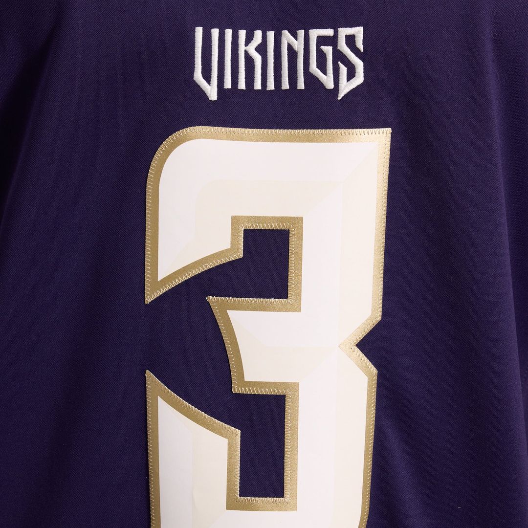 Jordan Addison Minnesota Vikings Nike Purple 2026 Rivalries Collection Stitched Limited Jersey