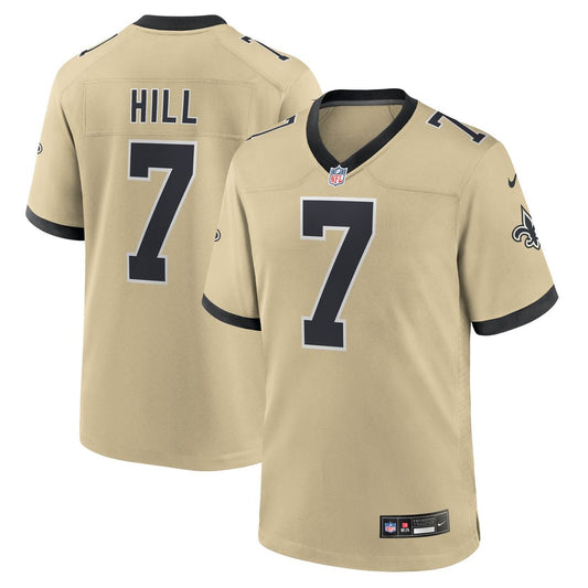 Taysom Hill New Orleans Saints Nike Gold Gameday Golds Alternate Game Player Jersey