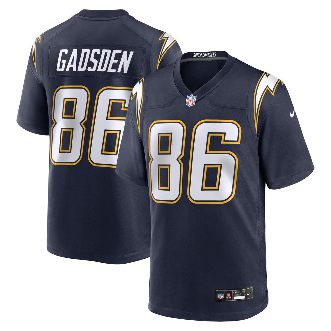 Oronde Gadsden Los Angeles Chargers Nike Navy Alternate 2 Super Chargers Game Jersey