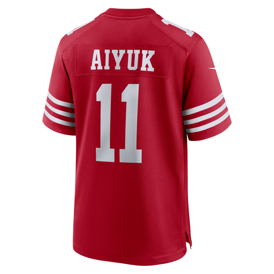 Brandon Aiyuk San Francisco 49ers Nike Scarlet Game Player Jersey