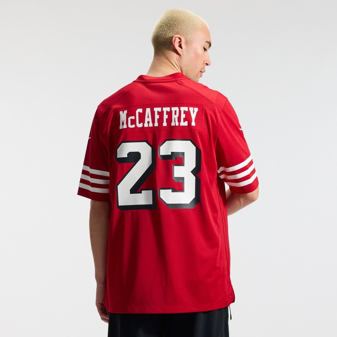 Christian McCaffrey San Francisco 49ers Nike Scarlet Alternate Game Player Jersey
