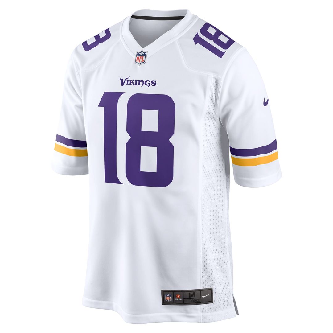 Justin Jefferson Minnesota Vikings Nike White Game Player Jersey