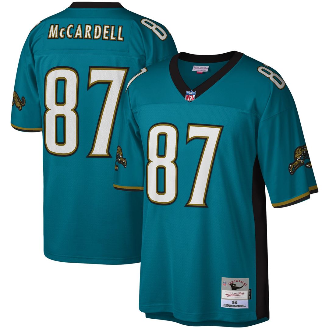 Keenan McCardell Jacksonville Jaguars Mitchell & Ness Teal Legacy Replica Jersey