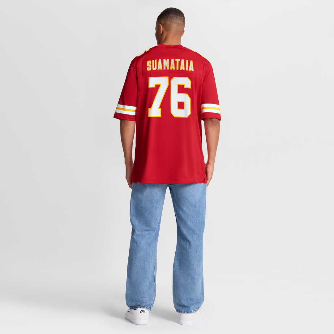 Kingsley Suamataia Kansas City Chiefs Nike Red Game Jersey