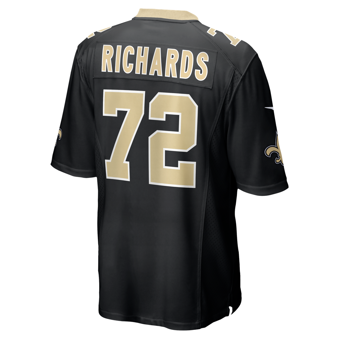 Asim Richards New Orleans Saints Nike Black Team Game Jersey