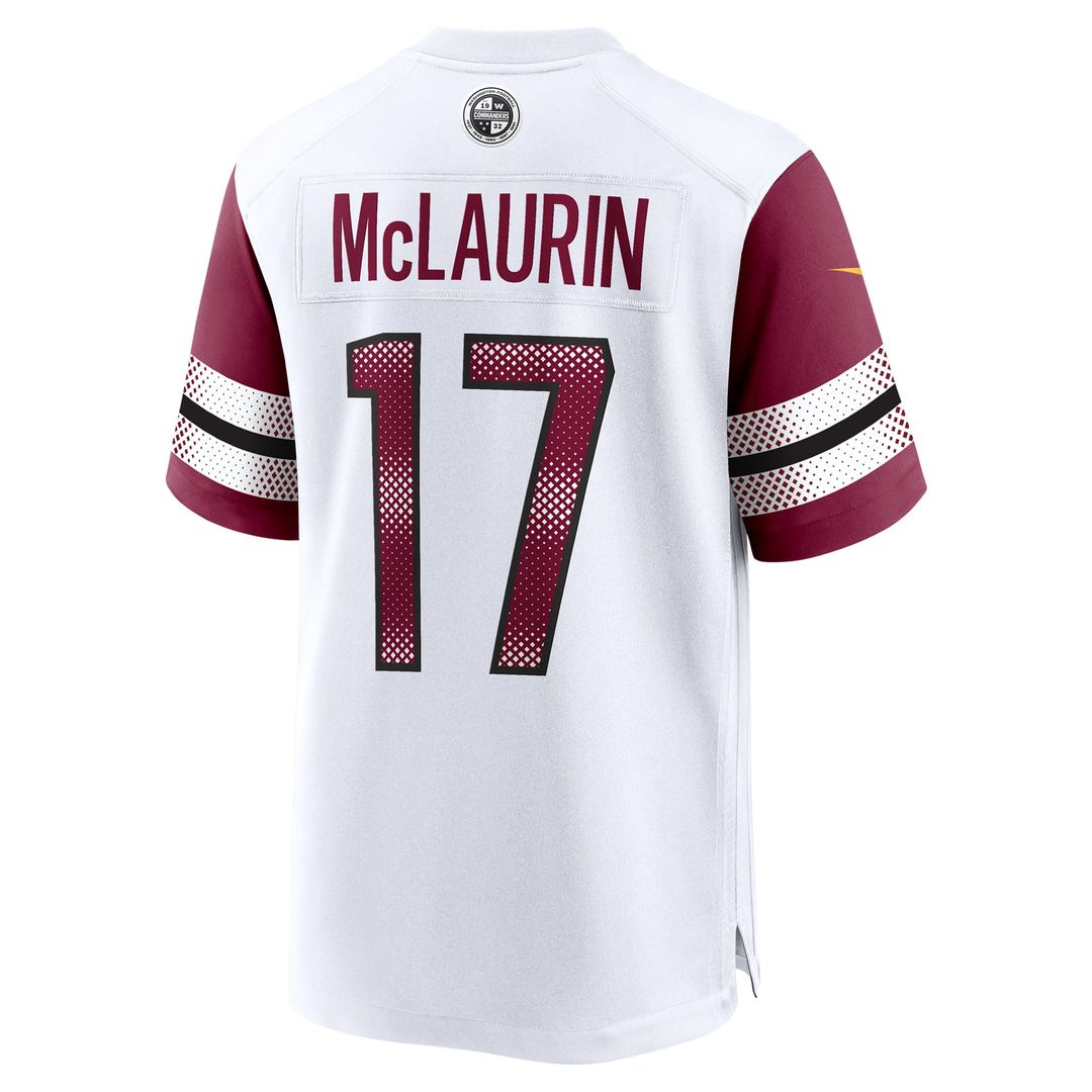 Terry McLaurin Washington Commanders Nike White Game Jersey