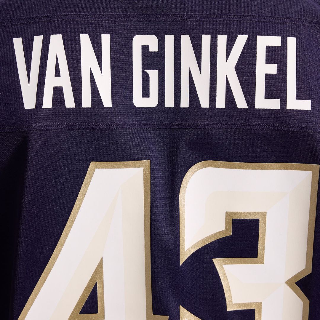Andrew Van Ginkel Minnesota Vikings Nike Purple 2026 Rivalries Collection Game Jersey