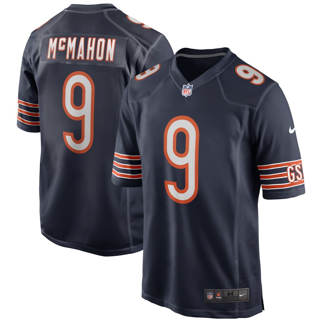 Jim McMahon Chicago Bears Nike Navy Game Retired Player Jersey