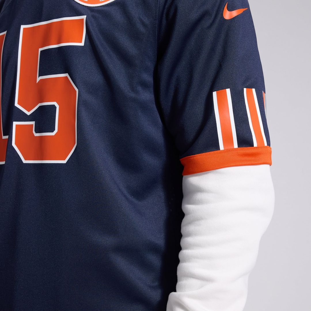 Rome Odunze Chicago Bears Nike Navy 2026 Rivalries Collection Game Jersey