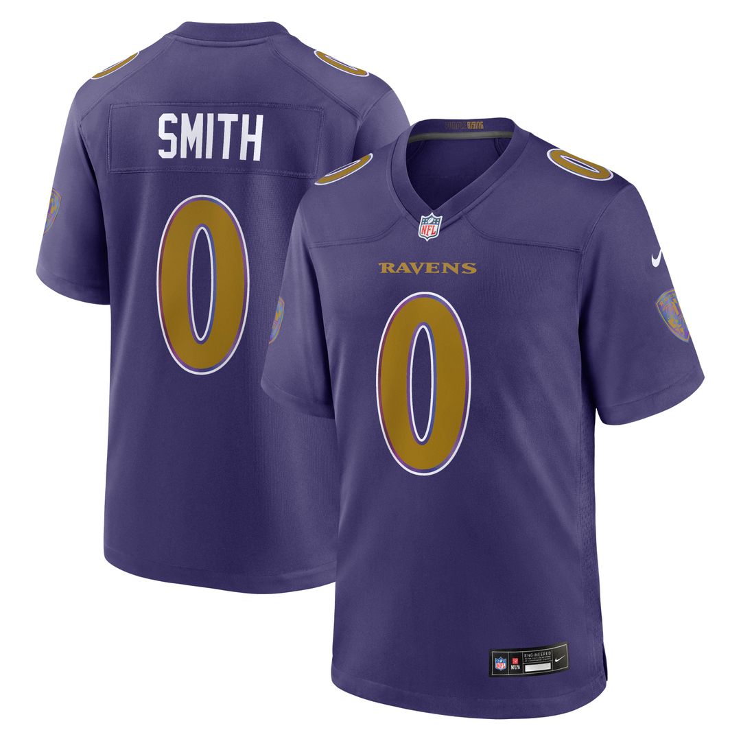 Roquan Smith Baltimore Ravens Nike Purple Alternate Game Jersey
