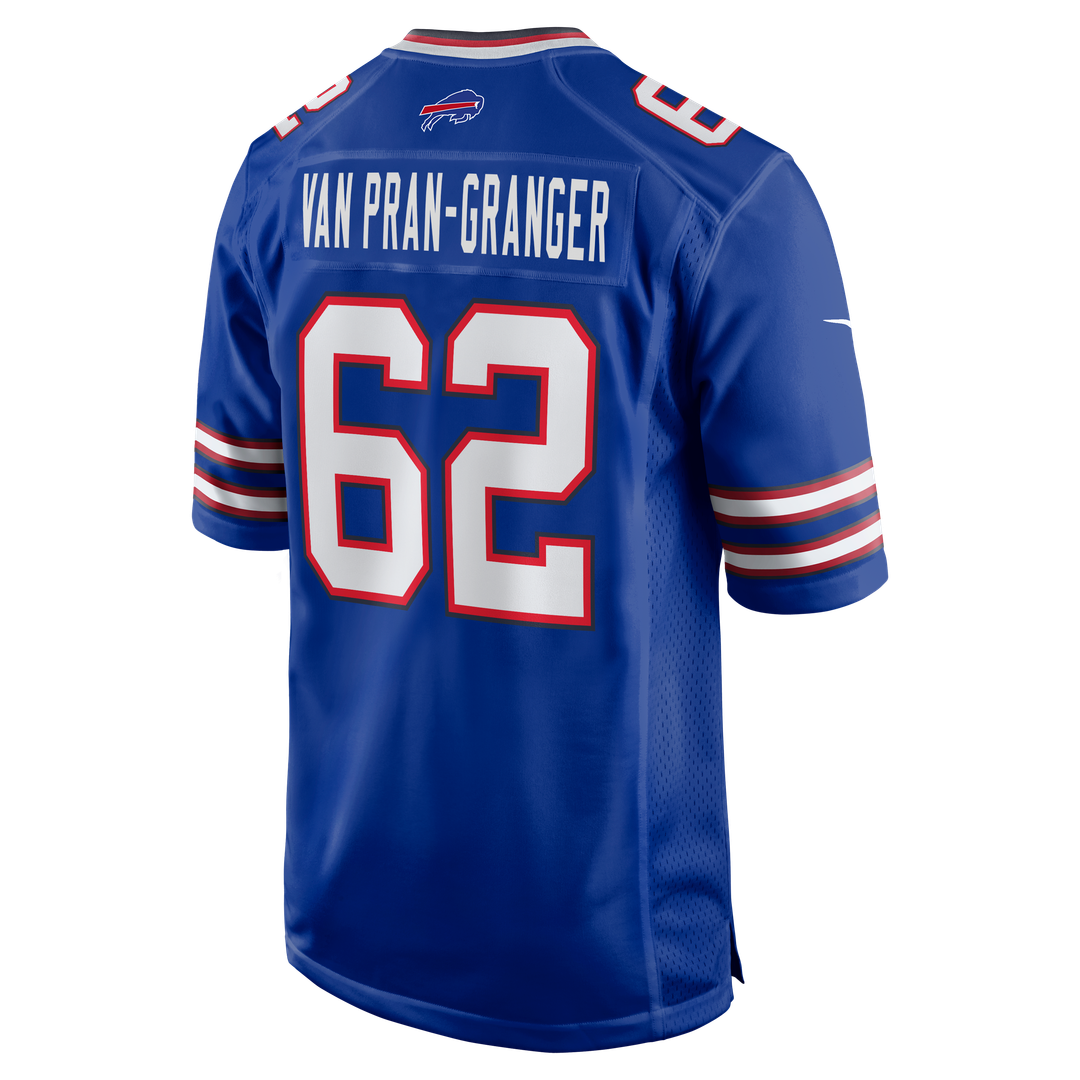 Sedrick Van Pran-Granger Buffalo Bills Nike Royal Game Jersey
