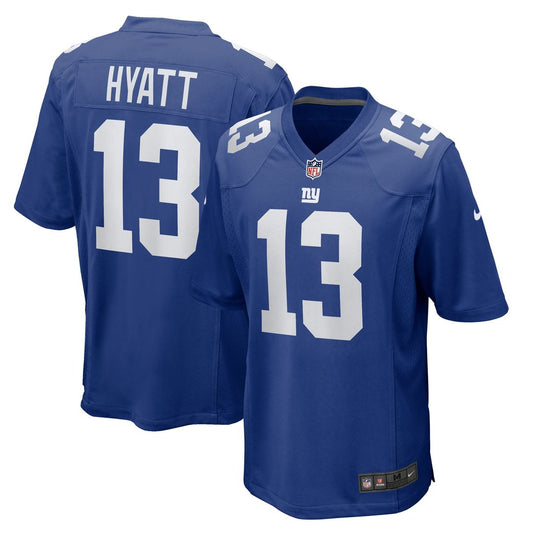 Jalin Hyatt New York Giants Nike Royal Team Game Jersey