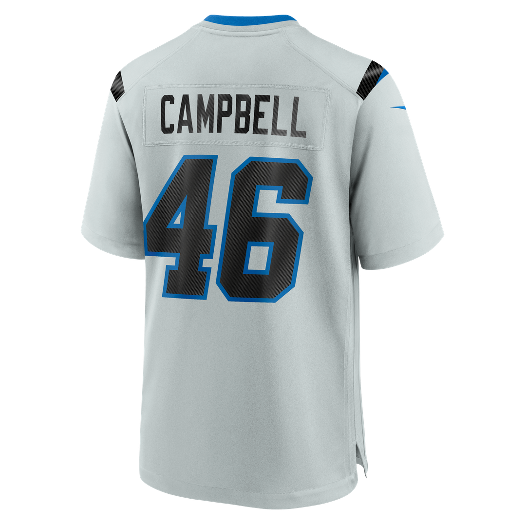 Jack Campbell Detroit Lions Nike Silver 2026 Rivalries Collection Game Jersey