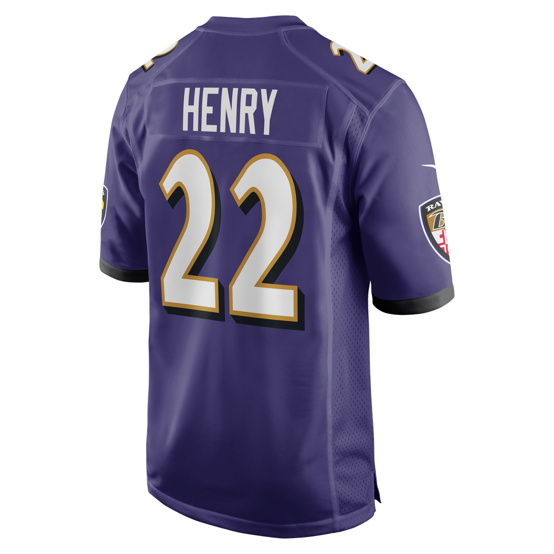 Derrick Henry Baltimore Ravens Nike Purple Game Player Jersey