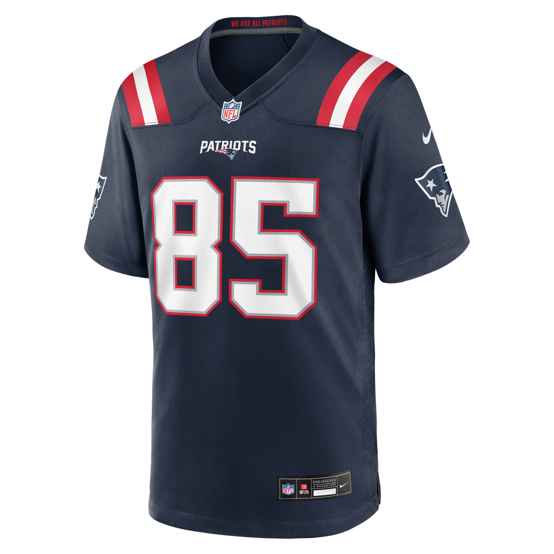 Hunter Henry New England Patriots Nike Navy Team Game Jersey