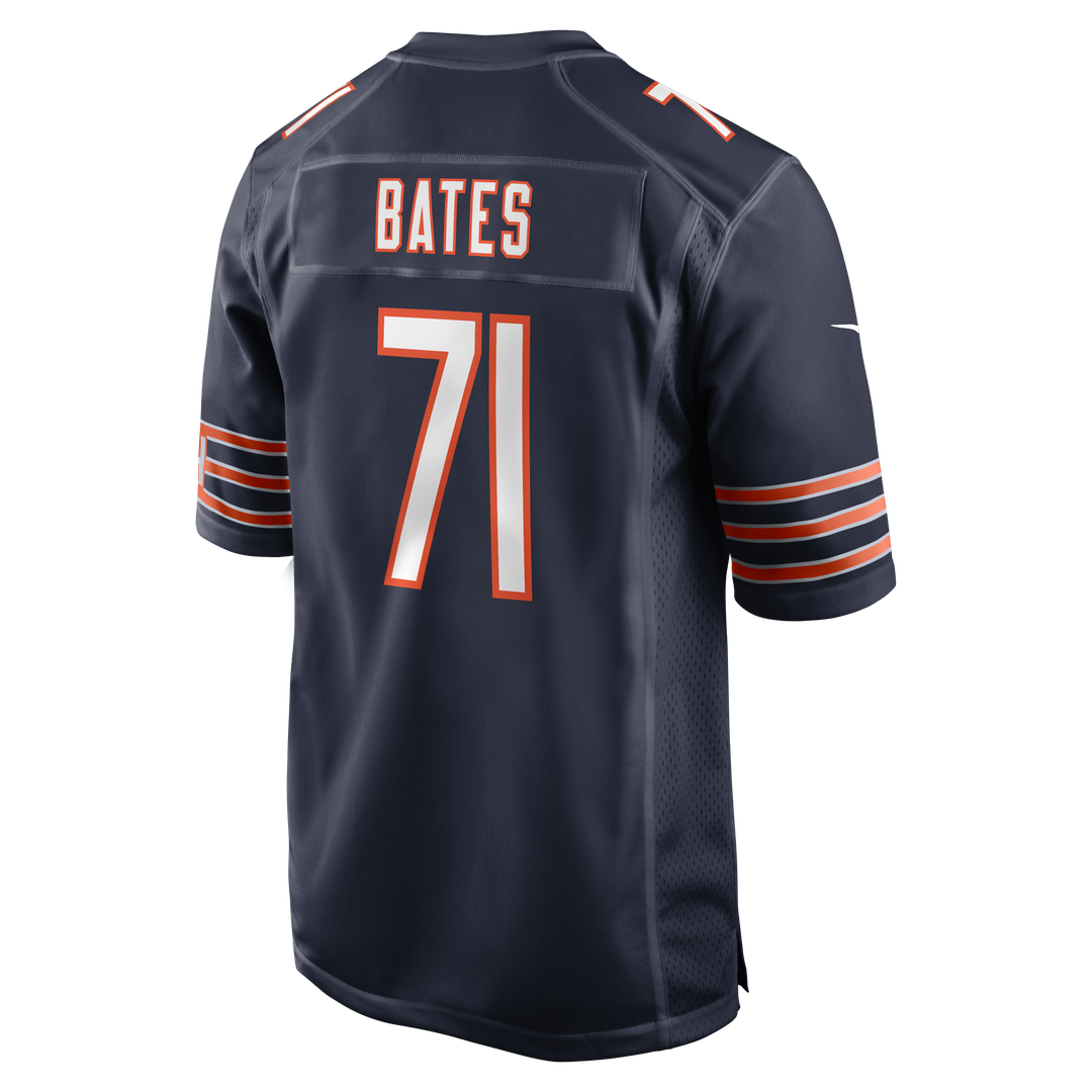 Ryan Bates Chicago Bears Nike Navy Game Jersey