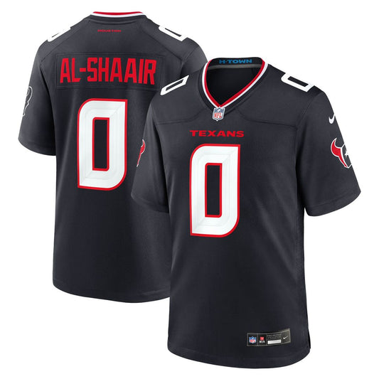 Azeez Al-Shaair Houston Texans Nike Navy Team Game Jersey