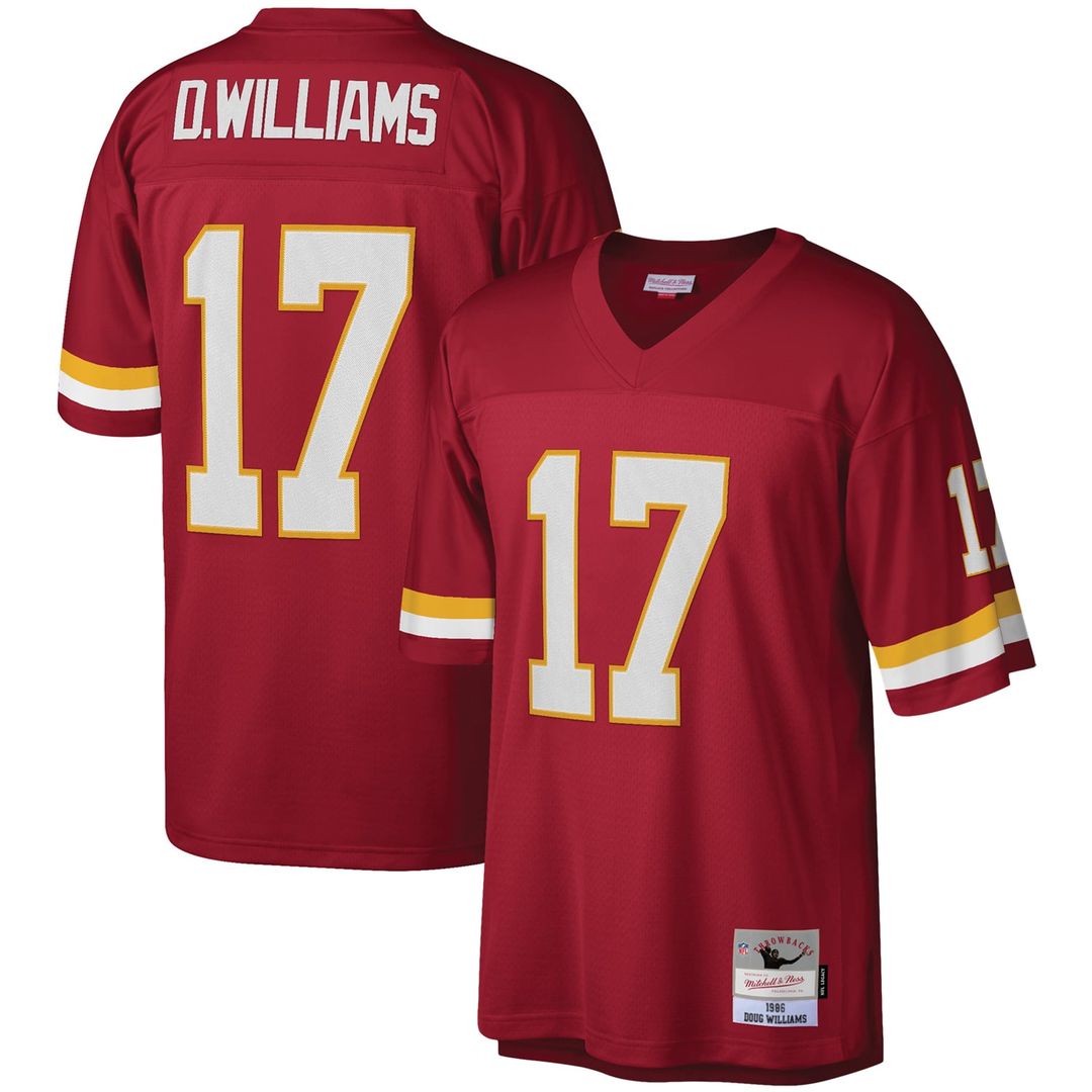 Doug Williams Washington Football Team Mitchell & Ness Burgundy Legacy Replica Jersey