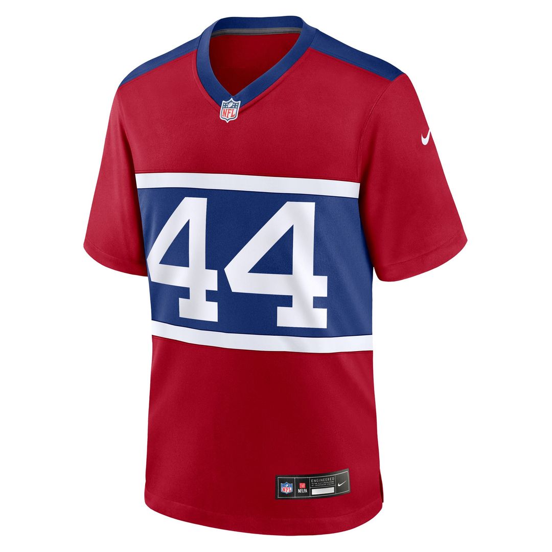 Cam Skattebo New York Giants Nike White Game Jersey