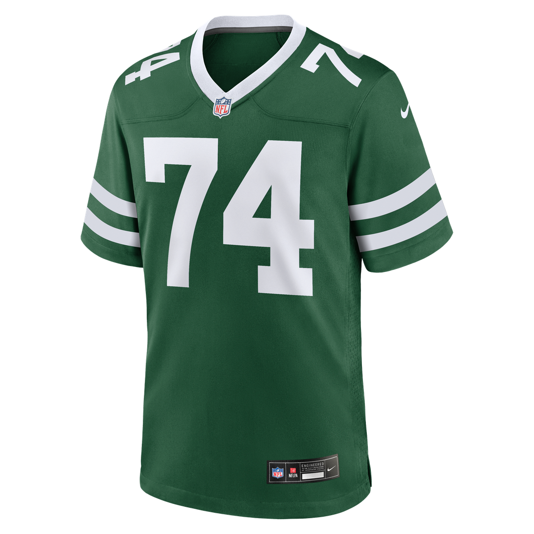 Olu Fashanu New York Jets Nike Gotham Green Player Game Jersey