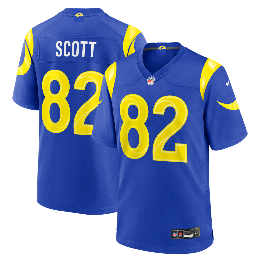 Tyler Scott Los Angeles Rams Nike Royal Team Game Jersey