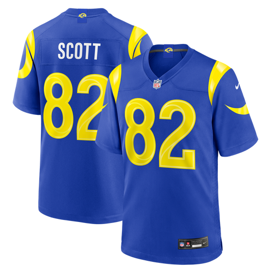 Tyler Scott Los Angeles Rams Nike Royal Team Game Jersey