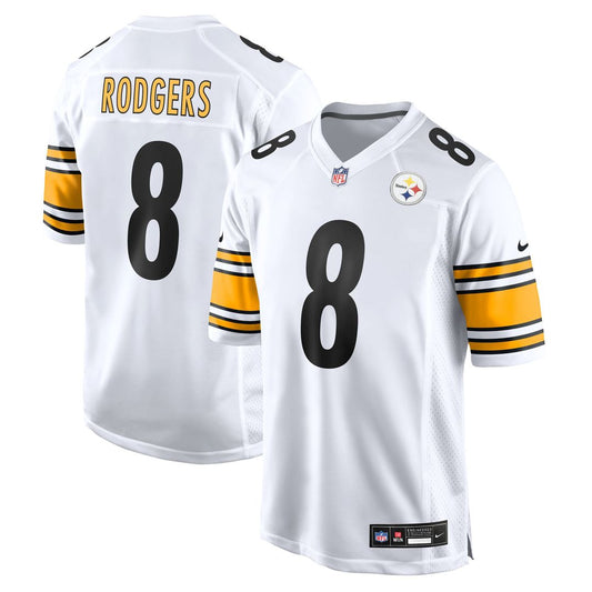 Aaron Rodgers Pittsburgh Steelers Nike White Game Jersey
