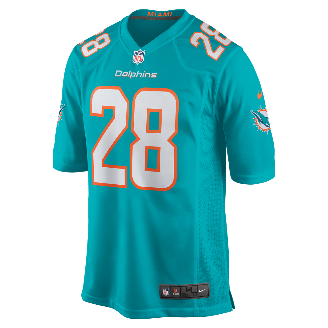 De’Von Achane Miami Dolphins Nike Aqua Player Game Jersey