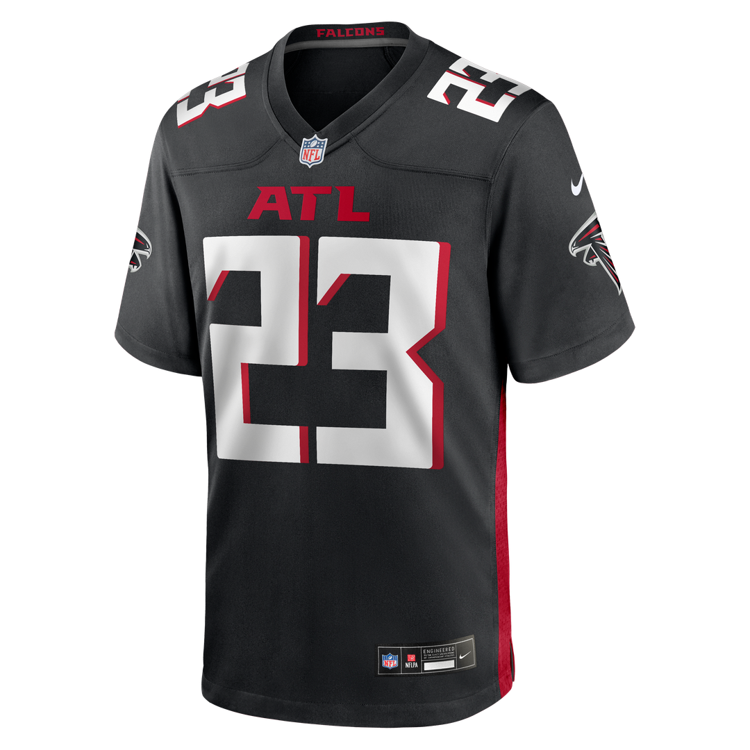 DeMarcco Hellams Atlanta Falcons Nike Black Team Game Jersey