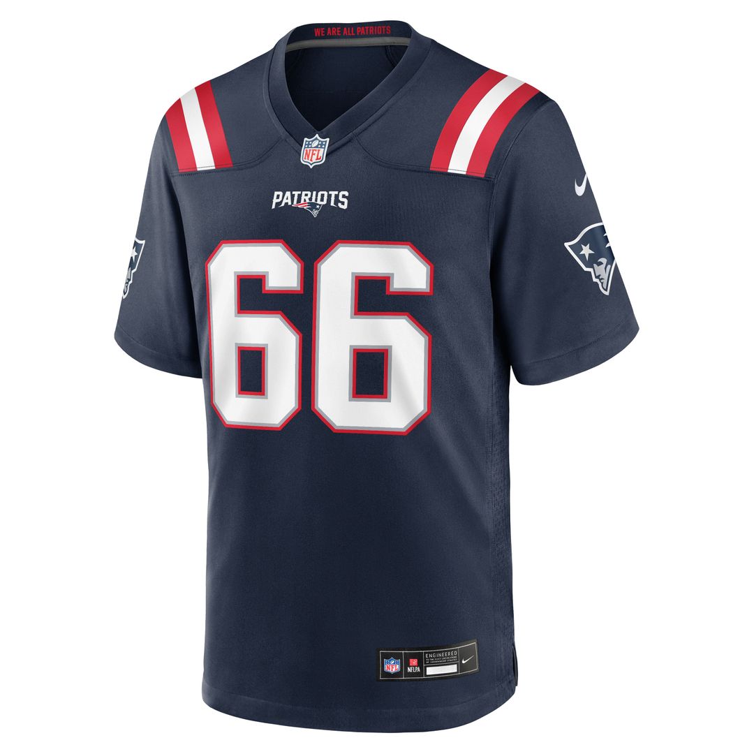 Will Campbell New England Patriots Nike Navy Team Game Jersey