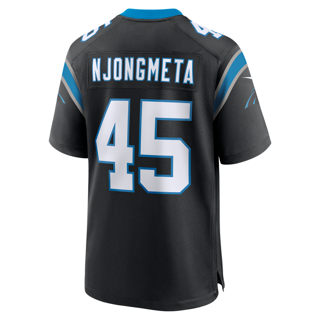 Maema Njongmeta Carolina Panthers Nike Black Game Jersey