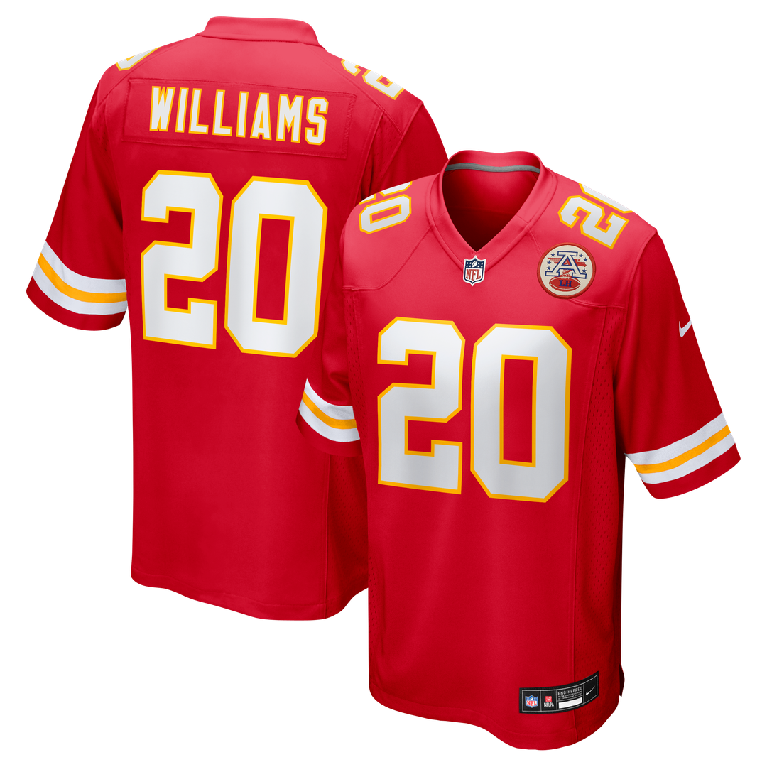 Nohl Williams Kansas City Chiefs Nike Red Team Game Jersey