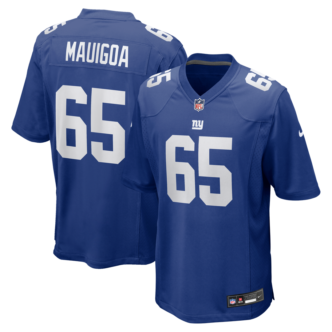 Francis Mauigoa New York Giants Nike Royal Team Game Jersey
