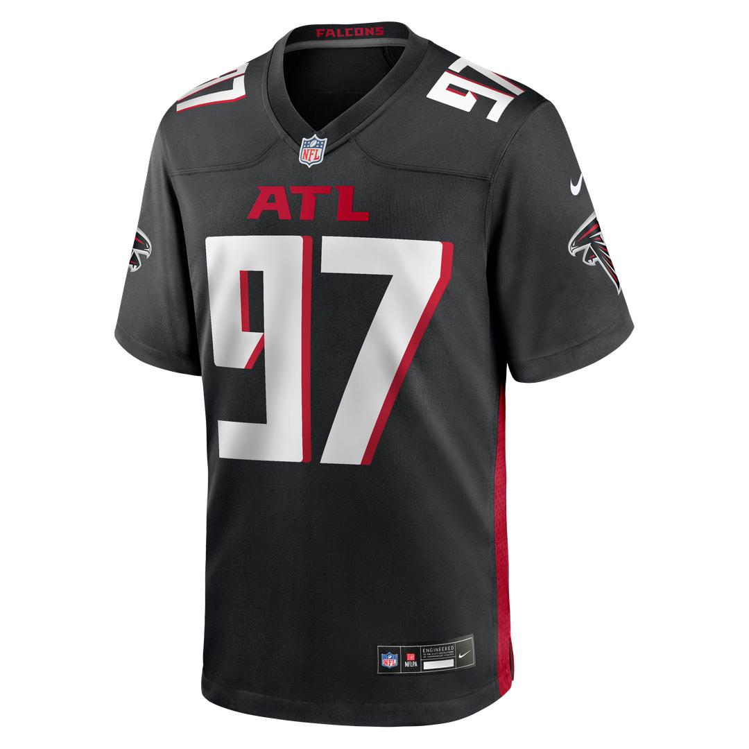 Grady Jarrett Atlanta Falcons Nike Black Game Player Jersey
