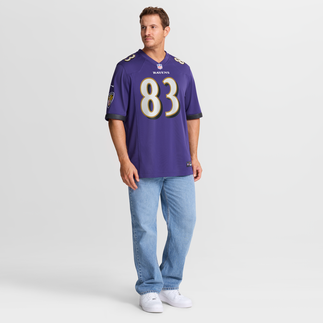 LaJohntay Wester Baltimore Ravens Nike Purple Team Game Jersey