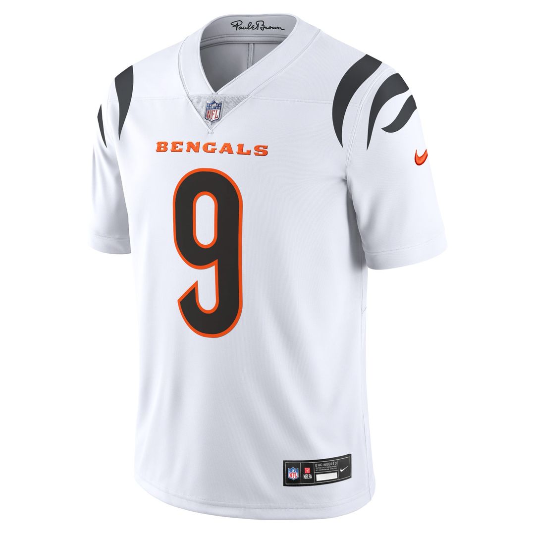 Joe Burrow Cincinnati Bengals Nike White Vapor Untouchable Limited Jersey