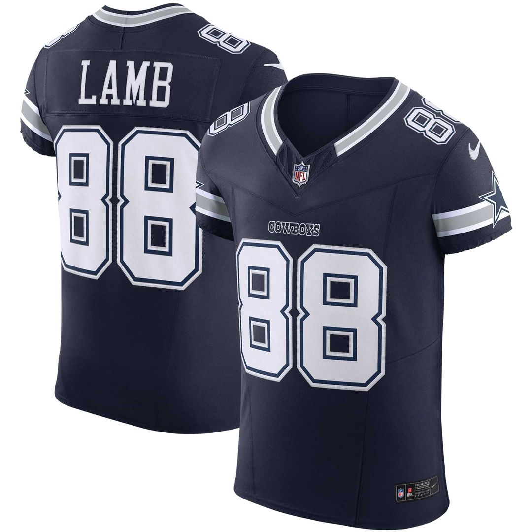 CeeDee Lamb Dallas Cowboys Nike Navy Team Vapor F.U.S.E. Elite Jersey