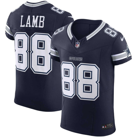 CeeDee Lamb Dallas Cowboys Nike Navy Team Vapor F.U.S.E. Elite Jersey