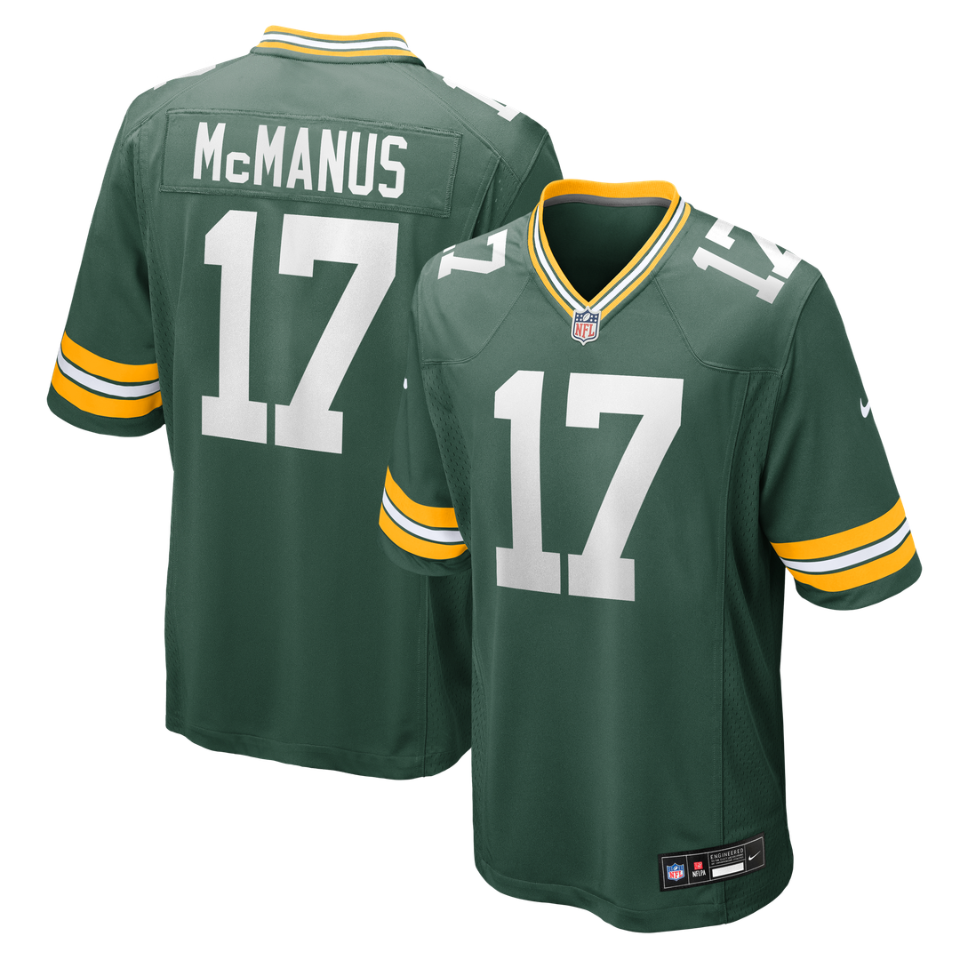 Brandon McManus Green Bay Packers Nike Green Team Game Jersey