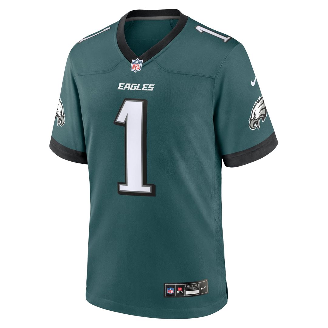 Jalen Hurts Philadelphia Eagles Nike Midnight Green Team Game Jersey