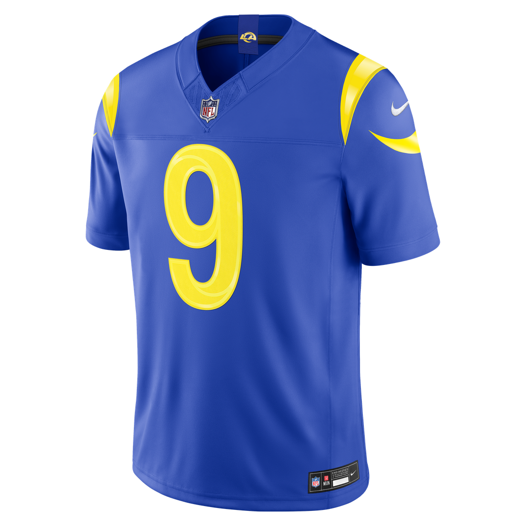 Matthew Stafford Los Angeles Rams Nike Royal Team Vapor F.U.S.E. Stitched Limited Jersey