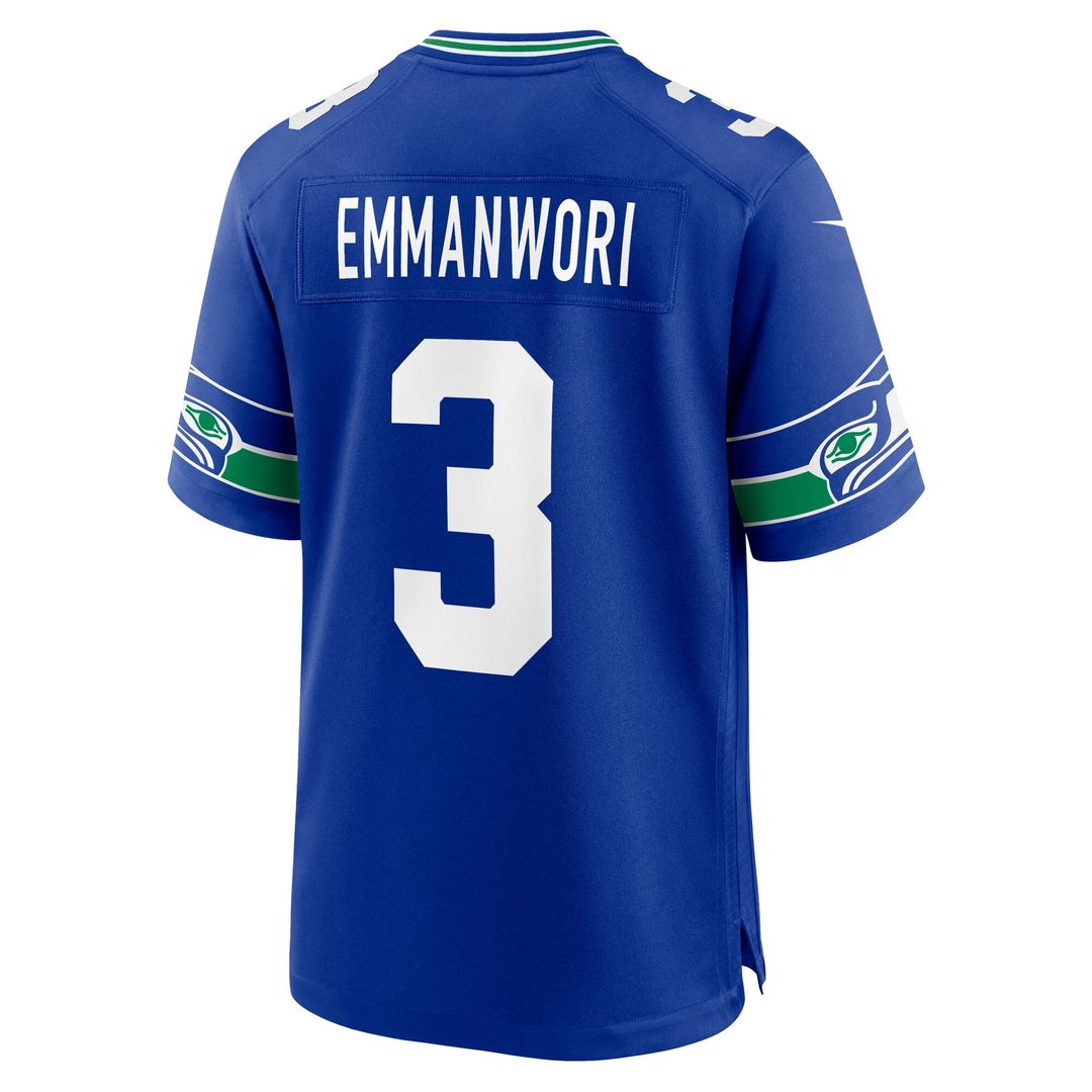 Nick Emmanwori Seattle Seahawks Nike White Game Jersey