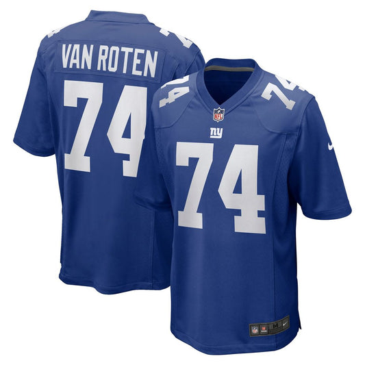 Greg Van Roten New York Giants Nike Royal Team Game Jersey
