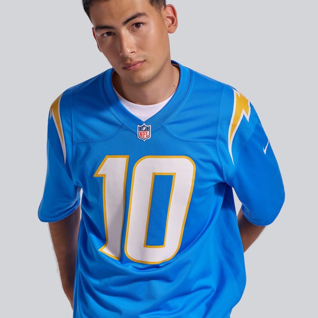 Justin Herbert Los Angeles Chargers Nike Navy Alternate Super Chargers Game Player Jersey