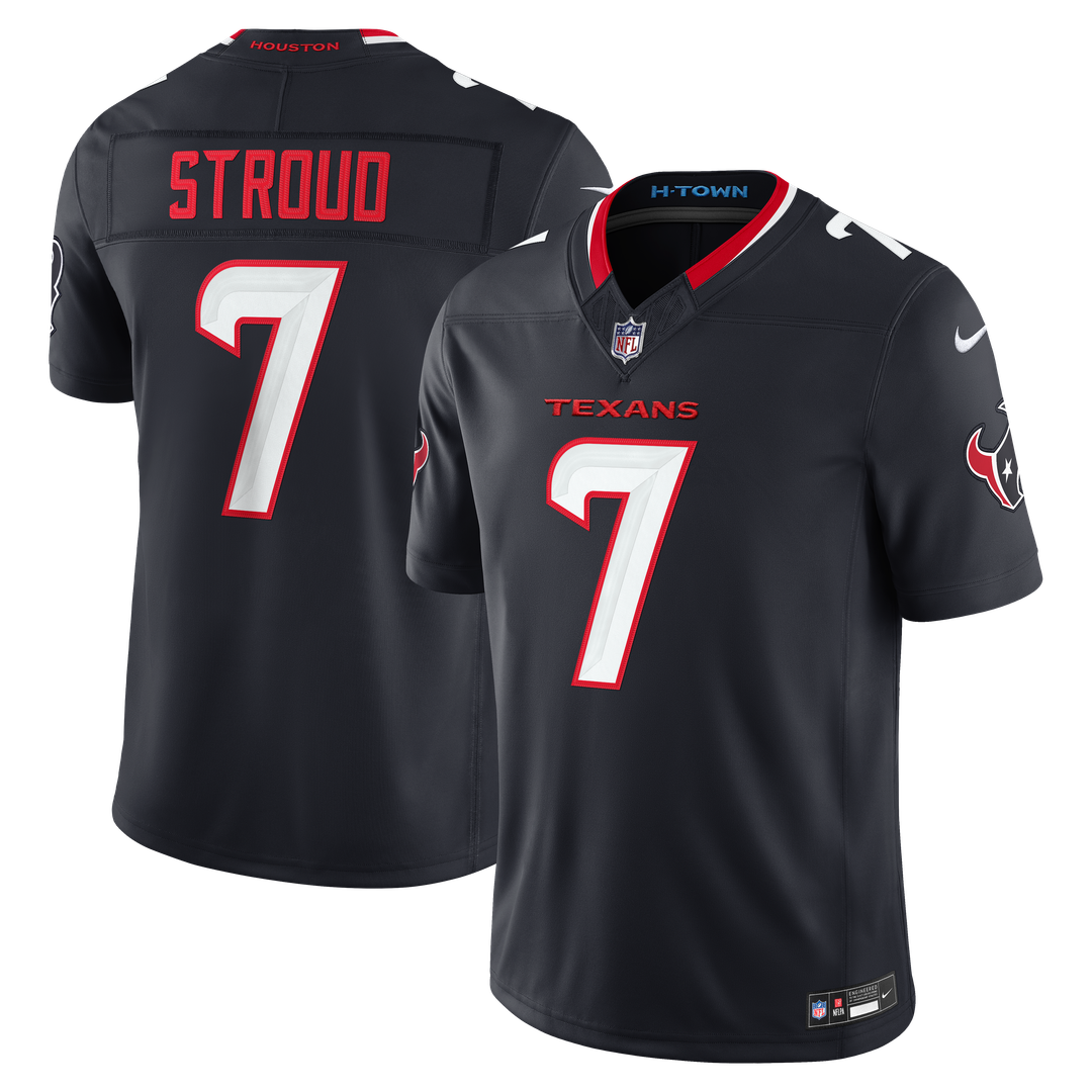 C.J. Stroud Houston Texans Nike Navy Team Vapor F.U.S.E. Stitched Limited Jersey