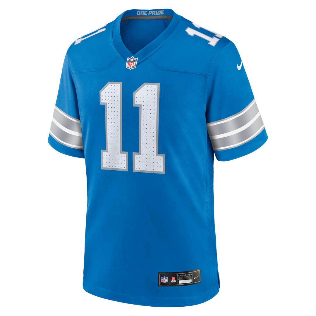 Damone Clark Detroit Lions Nike Blue Team Game Jersey