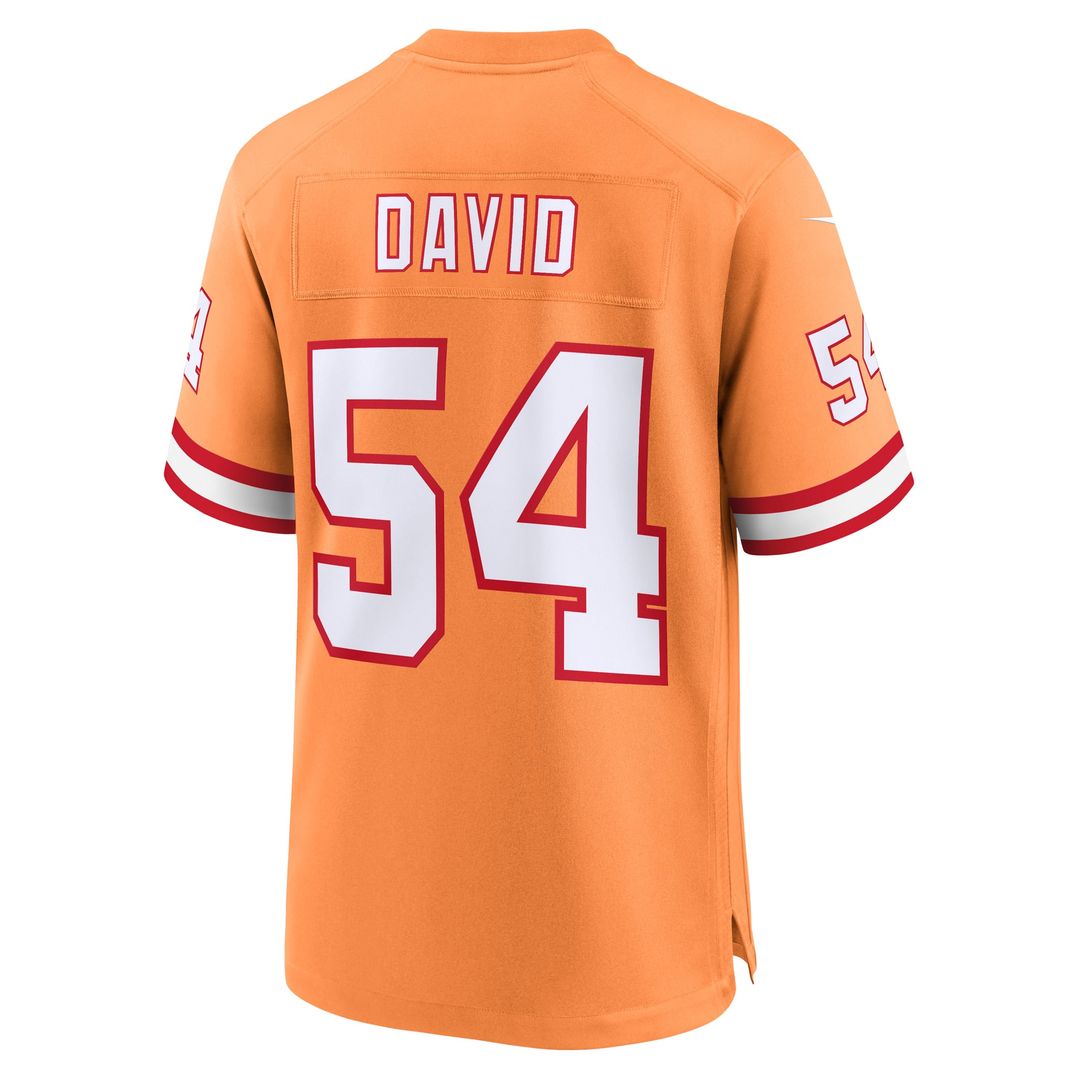 Lavonte David Tampa Bay Buccaneers Nike Orange Throwback Game Jersey