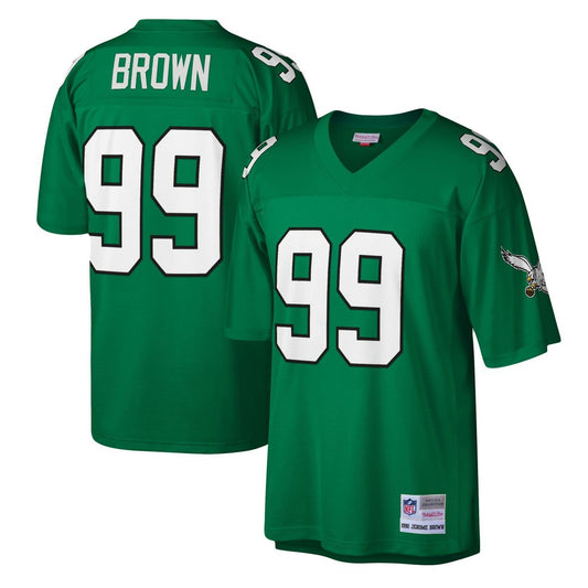Jerome Brown Philadelphia Eagles Mitchell & Ness Kelly Green Legacy Replica Jersey