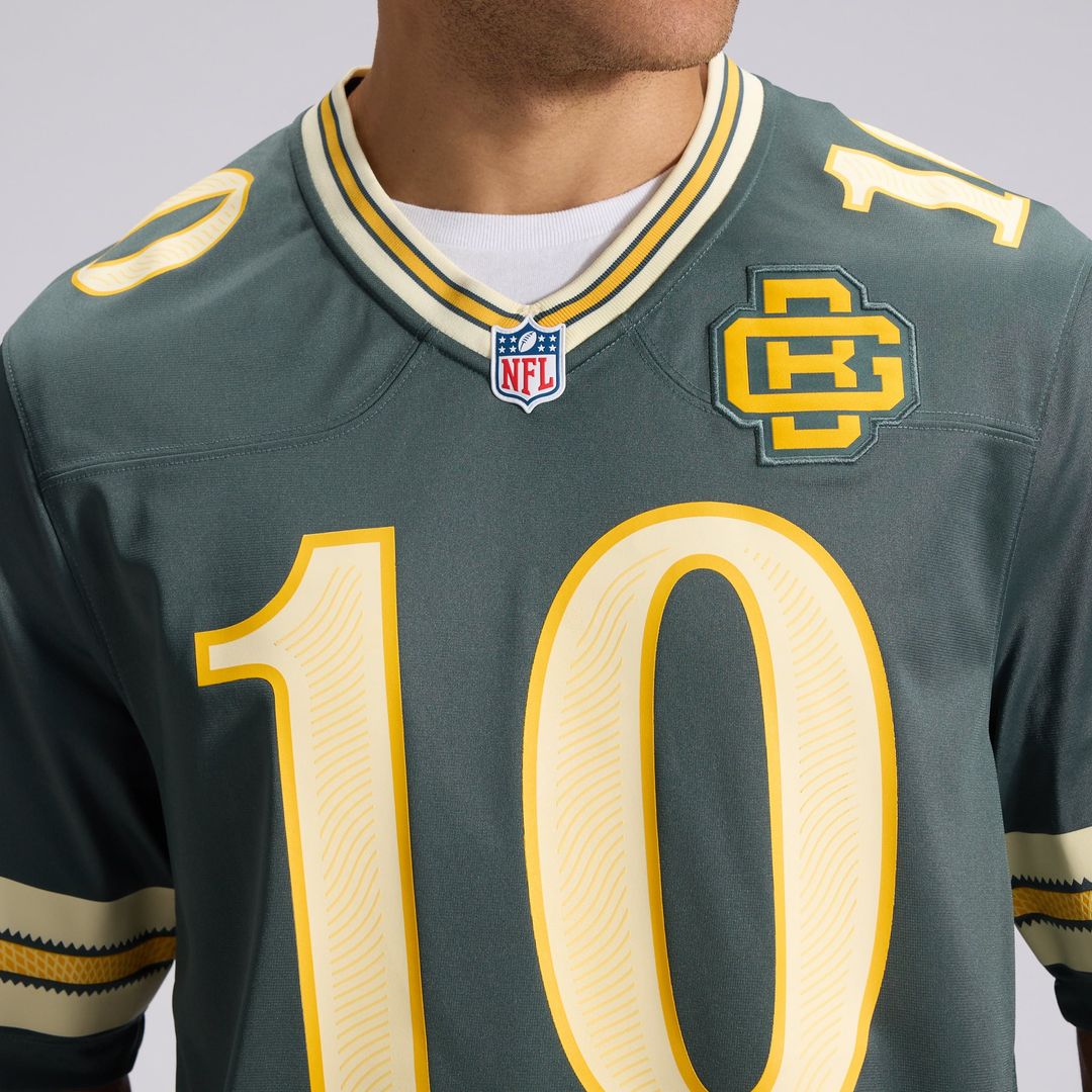 Jordan Love Green Bay Packers Nike Green 2026 Rivalries Collection Game Jersey
