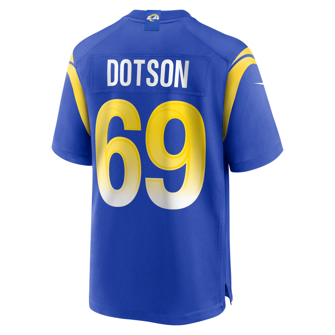 Kevin Dotson Los Angeles Rams Nike Royal Game Jersey